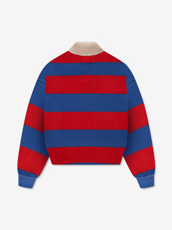 STRIPED PIQUE POLO