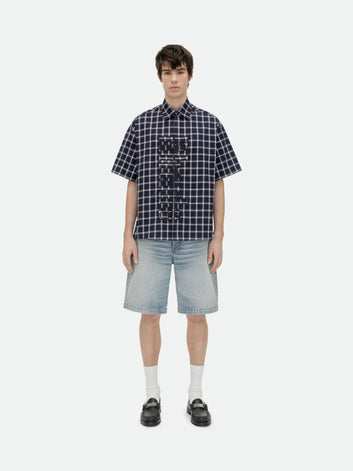 RHUDE VERT LOGO SHIRT